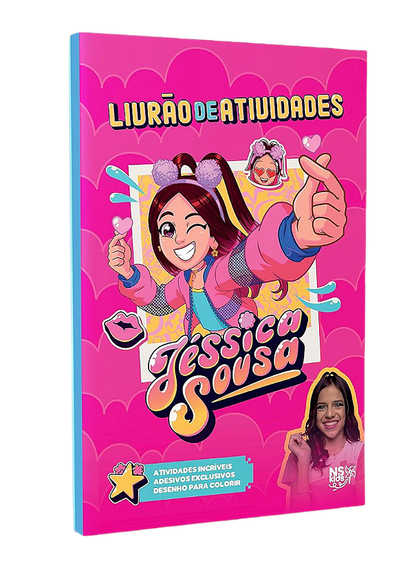 Livrão de Atividades: Jéssica Sousa - Primeiras 200 Unidades com Cards Autografados