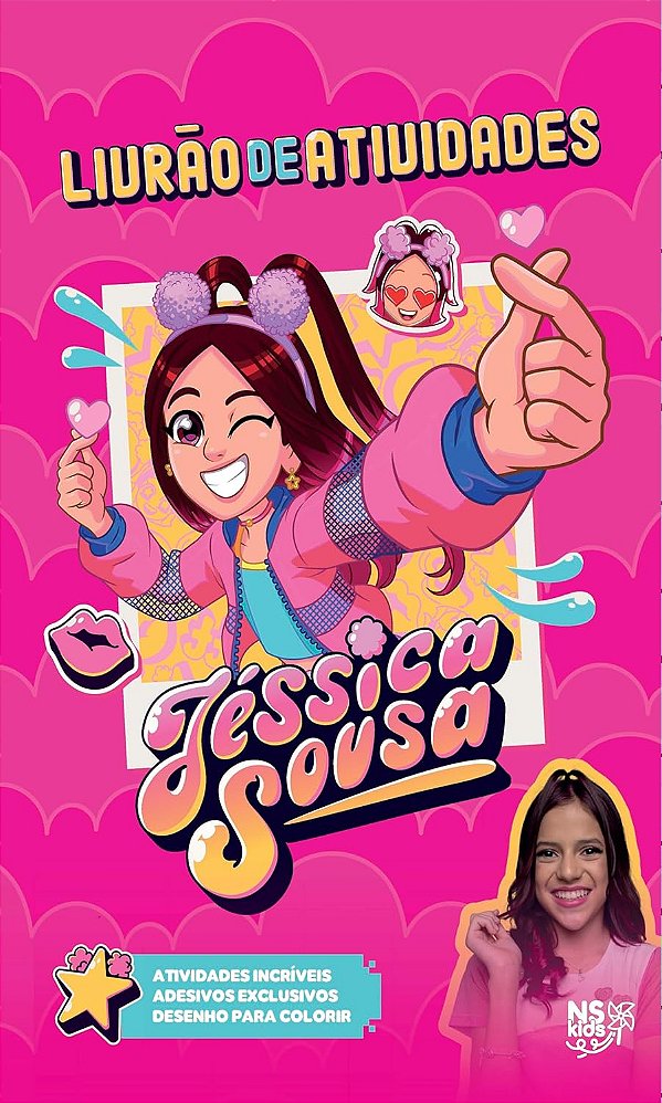 PRÉ-VENDA: Livrão de Atividades: Jéssica Sousa - Primeiras 200 Unidades com Cards Autografados
