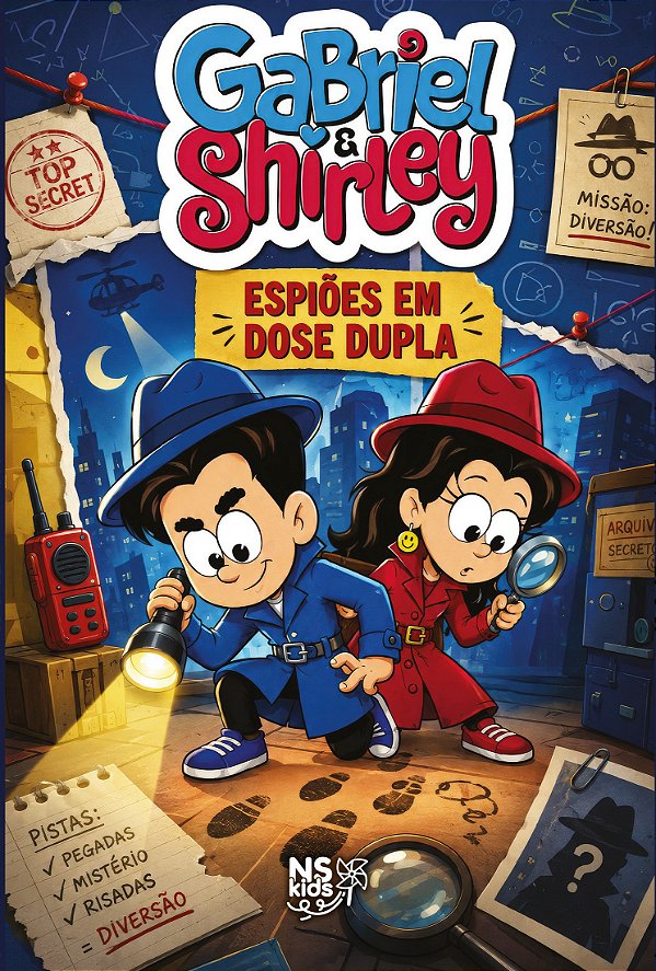 PRÉ-VENDA: Livrão Gabriel e Shirley: Espiões em Dose Dupla