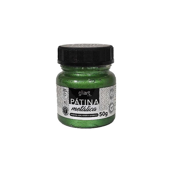 Pátina Metálica Verde Oliva - Gliart - 50gr - PA5620