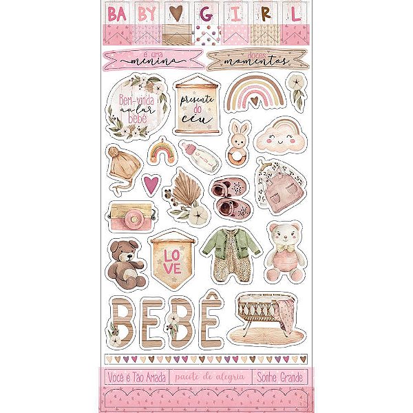 Die Cuts Litoarte - BOHO BABY GIRL - LDC-030