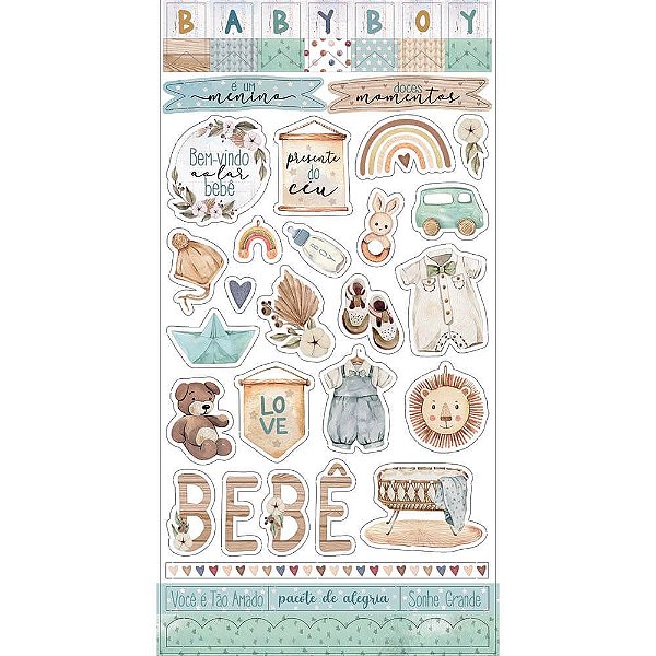 Die Cuts Litoarte - BOHO BABY BOY - LDC-031