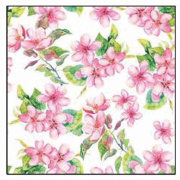 Guardanapo - 13314295 - Cherry Blossom Rose - 33x33cm