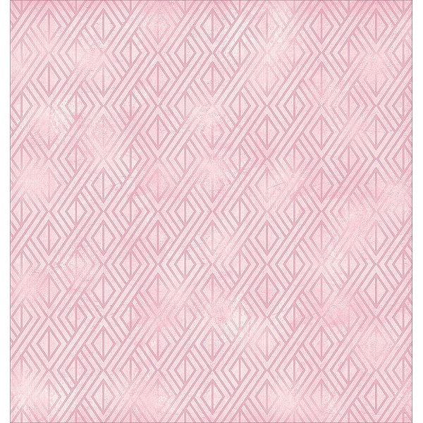 Papel Scrapbook - SD-1060 - Litoarte - Dama Flores Escritas