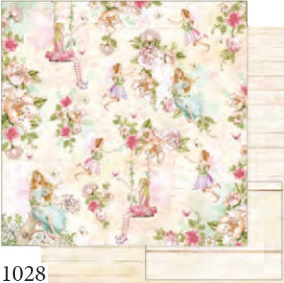 Papel Scrapbook - SD-1028 - Litoarte - Fadas Adultas