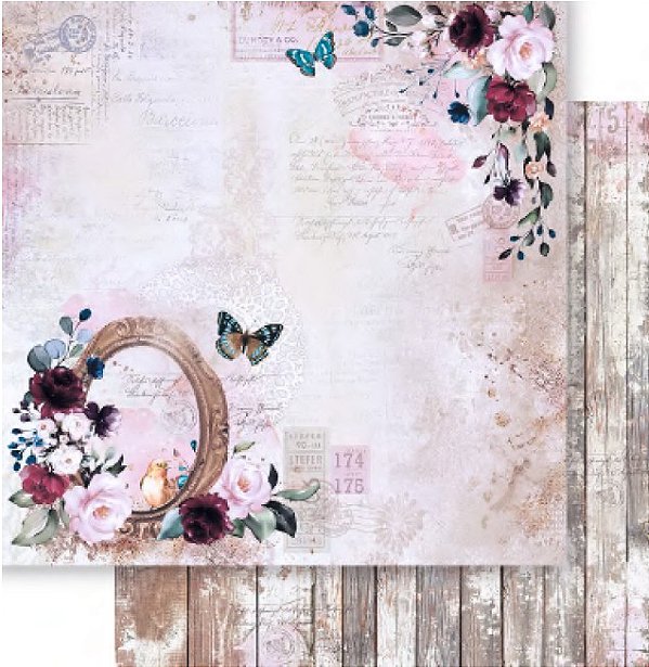 Papel Scrapbook - SD-1253 - Litoarte - Coleção Memórias Vintage - Principal