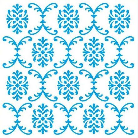 Stencil Litoarte - STXX-252- Textura Arabescada - 20x20cm