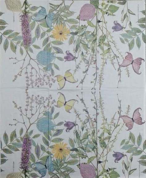 Guardanapo - 1412375 - Kensington Garden - Grande - 33x40cm