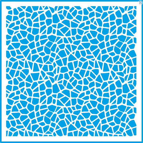 Stencil Litoarte - STA-097 - Mosaico - 14x14cm