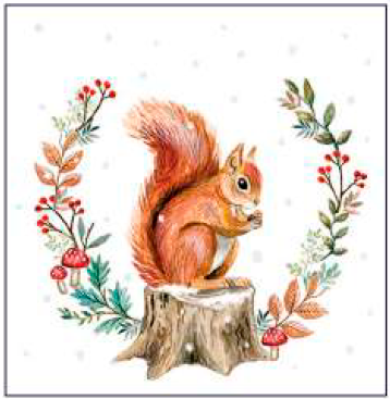 Guardanapo - 13316625 - Storing for Winter - 33x33cm