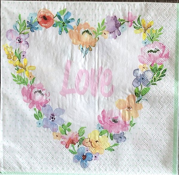 Guardanapo - G2-025 - Blossom Love - 33x33cm