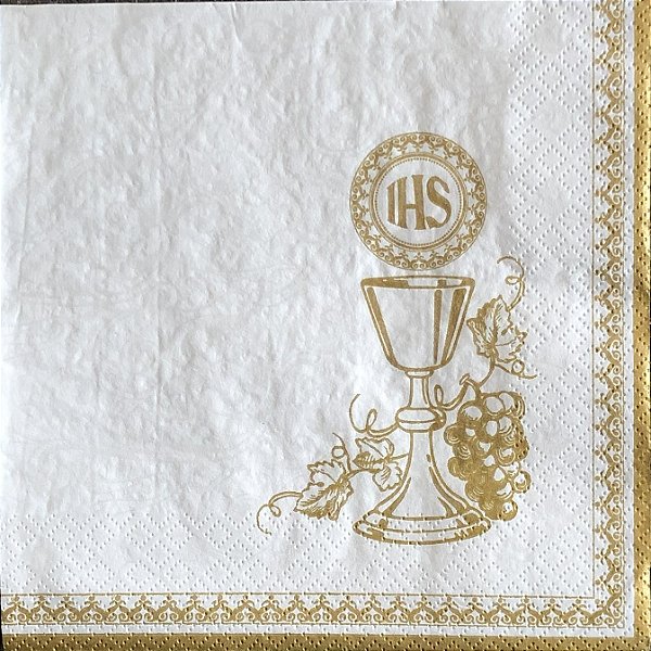 Guardanapo - G3-002 - First Holy Communion - 33x33cm