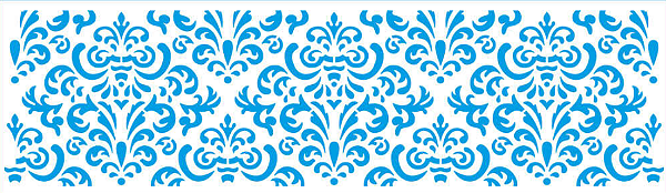 Stencil Litoarte - STE-387 - Arabescos - 28x8cm