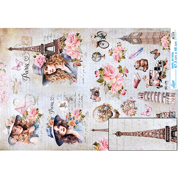Papel De Seda - PSL018 - Vintage