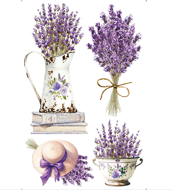 Transfer de Imagem Small - Lavanda - TIS-009