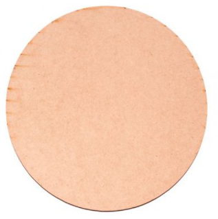Placa em MDF Redondo tipo Sousplat - 25 cm diâmetro R819