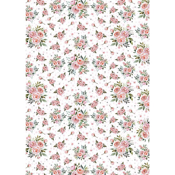 Estampa Adesiva - Coleção Linda Magia – Flores - ESTA-030