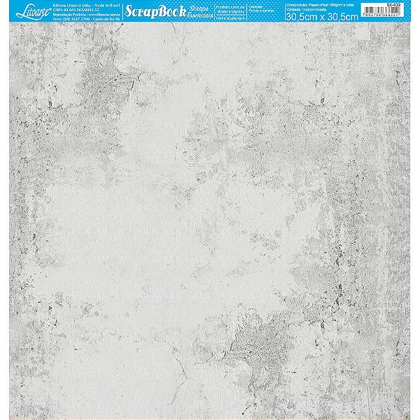 Scraps Essenciais - Coleção Portas e Janelas – Concreto- 30,5x30,5 - SE-032