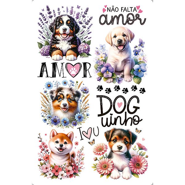 Transfer de Imagem Small – Cachorinho - TIS-066
