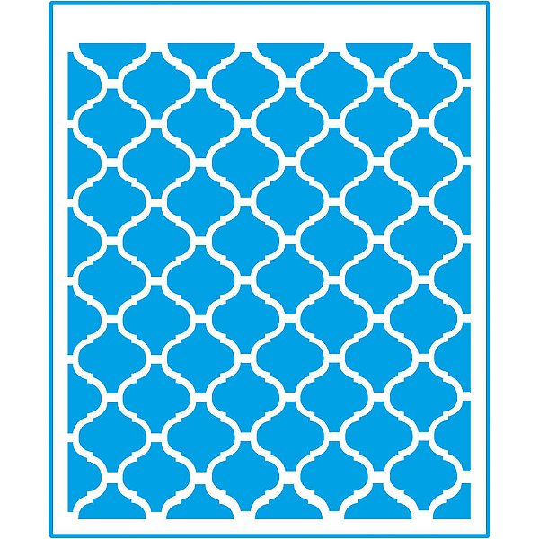 Stencil Médio - STM-157 - Marroquino - 17x21cm