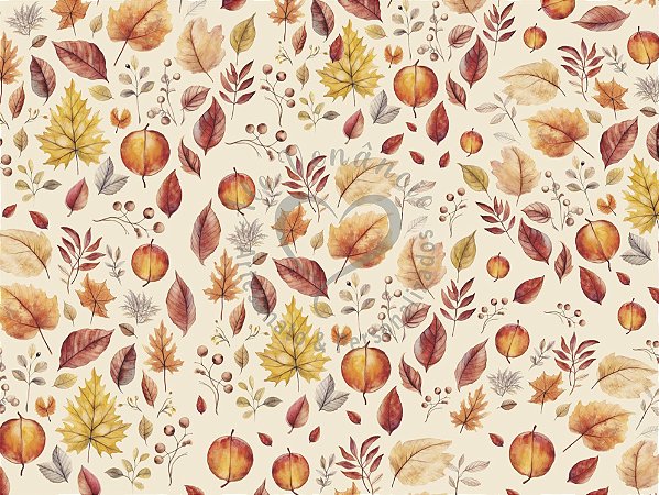 Papel De Seda  - ES146 - Coleção Estamparia Floral 40x30cm