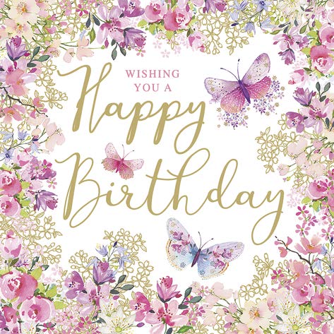 Guardanapo - 1333154 - Happy Birthday Wishes - 33x33cm