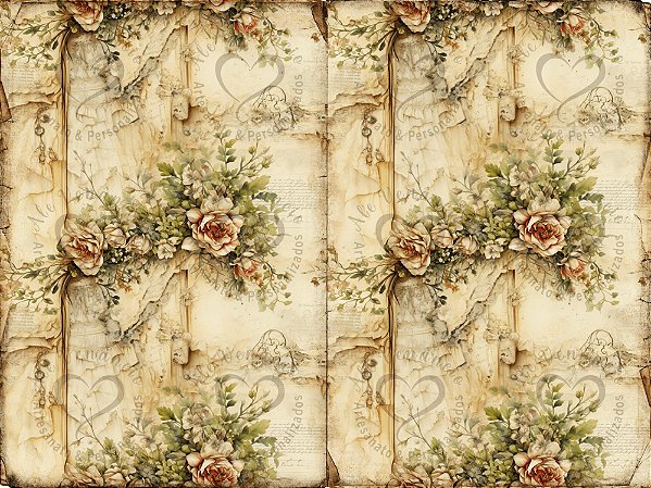 Papel De Seda - L106 - Coleção Luxo 40x30cm