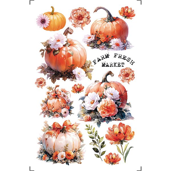 Transfer de Imagem - TIS-104- Small - Abóboras