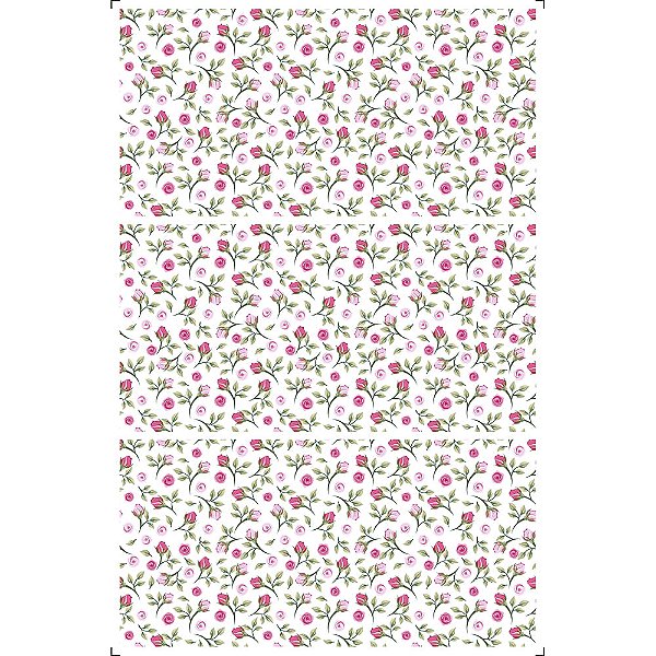 Transfer de Imagem - TIB-070 - Big - Florzinhas