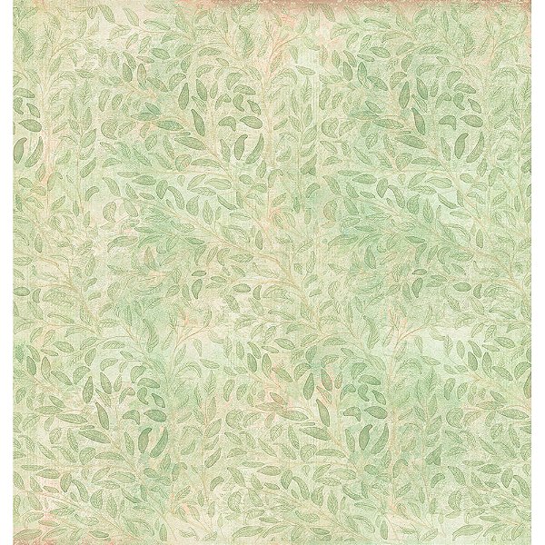 Papel para Scrapbook - SD-1056 - Flores Fundo com Escritas