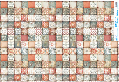 Papel De Seda - PSL095 - Azulejos Portugueses Vintage III