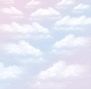 Papel para Scrapbook - SBB-029 - Estampa Básica - Céu com núvens