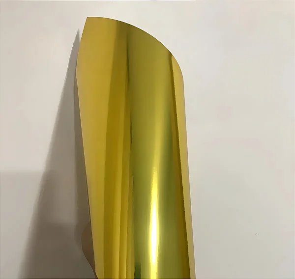 Papel Laminado Lamicote A4 1 Face 250g 1 Folha - Cor Dourado