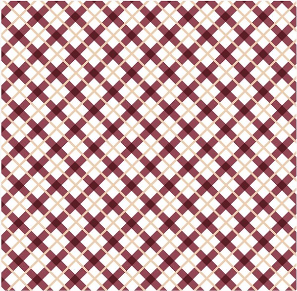 Papel de Scrapbook - Cod 1204 - Xadrez Básico - Meu Aconchego