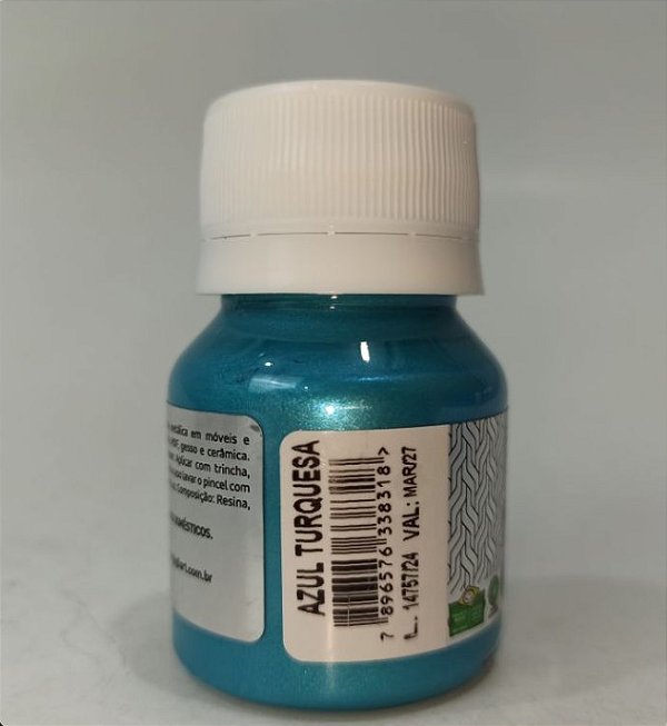 Pátina Metálica Azul Turquesa - Gliart - 37gr - PA6030