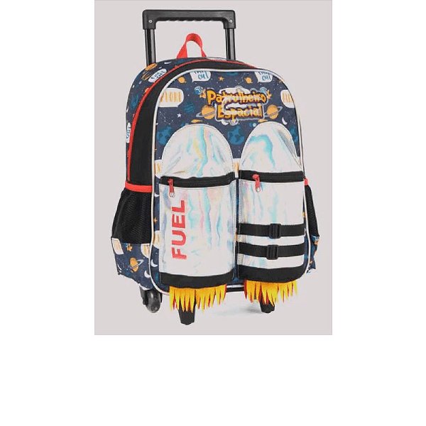 Mochila de Carrinho Astronauta Up4You Preto