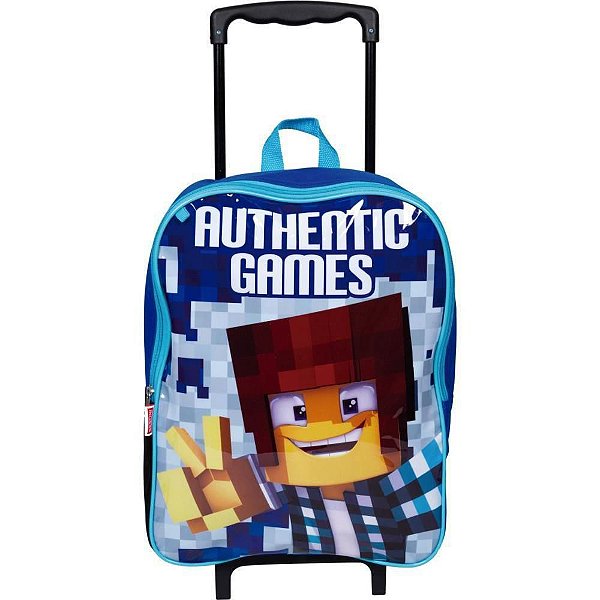 Mochila de Carrinho Authentic Games Super Mass Sestini Azul