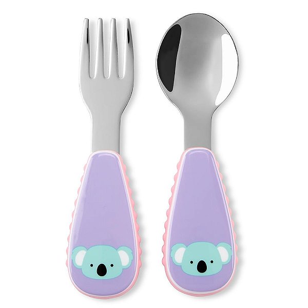 Kit de Talheres Zoo Koala Skip Hop Rosa