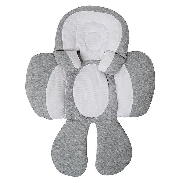 Almofada Para Carrinho e Bebê Conforto Buba Cinza