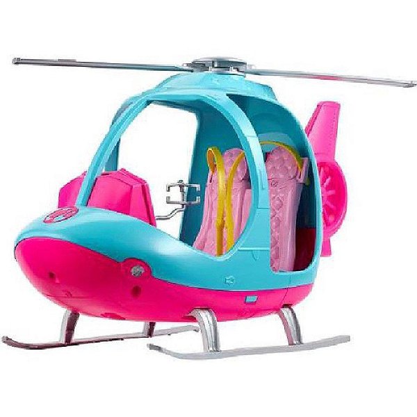 Boneca Barbie Explorar e Descobrir Helecóptero Mattel Rosa