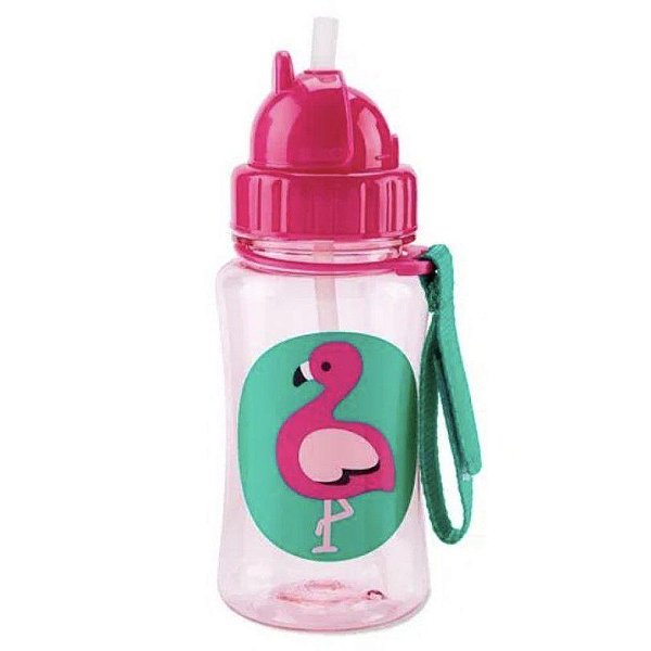 Garrafa Flip Zoo Flamingo Skip Hop Rosa