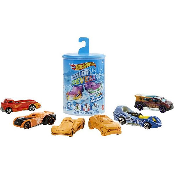 Hot Wheels Color Reveal Com Dois Carros Surpresa Mattel
