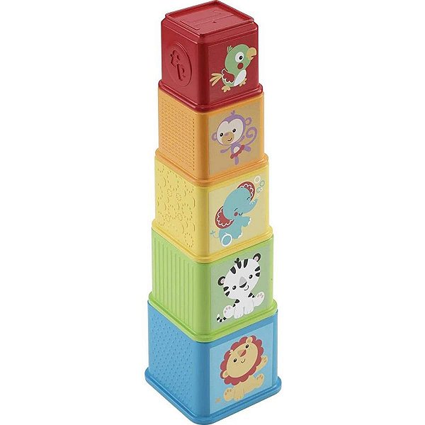 Brinquedo Fisher-Price Primeiros Blocos Animaizinhos