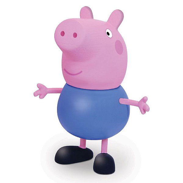 Boneco George Peppa Pig Elka Azul
