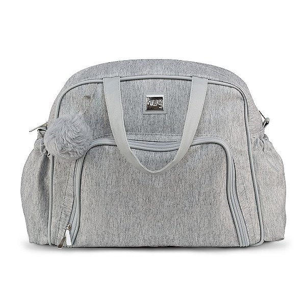 Bolsa de Maternidade Grande Hug Barcelona Cinza