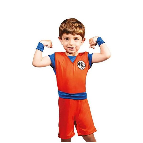 Fantasia Infantil Super Magia Dragon Ball Laranja