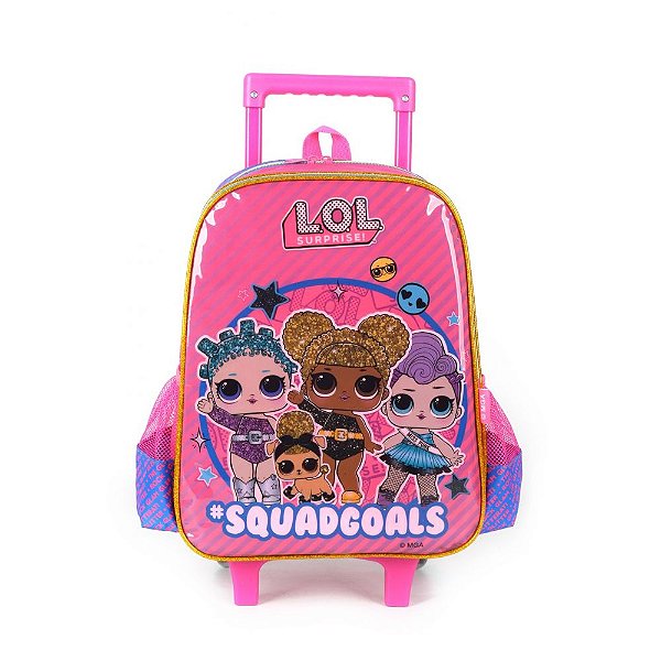 Mochila de Carrinho Luxcel Lol Rosa