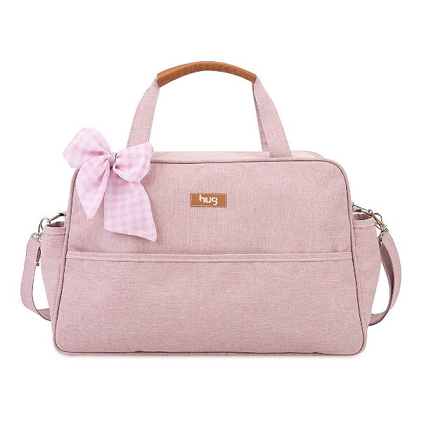 Bolsa de Maternidade Hug Grande Mescla Rosa