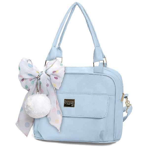 Bolsa de Maternidade Hug Média Requinte Azul