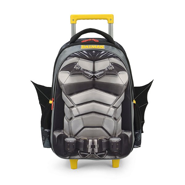 Mochila de Rodinhas Luxcel Batman Preto